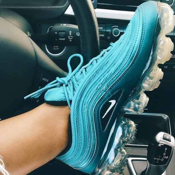 NIKE AIR VAPORMAX 97 DARK SEA TURQUOISE TEAL 3M MAX WOMEN'S SIZE 8.5 - Picture 1 of 8